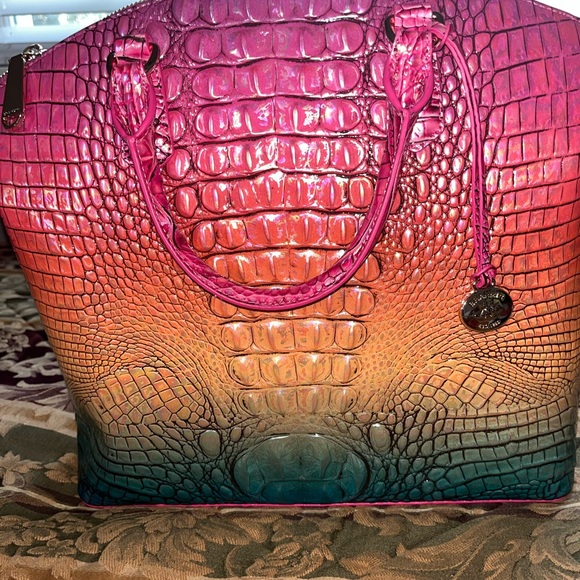 NWT, Brahmin Large Duxbury Satchel-Horizon Ombre Melbourne Bag #2 - Picture 7 of 9